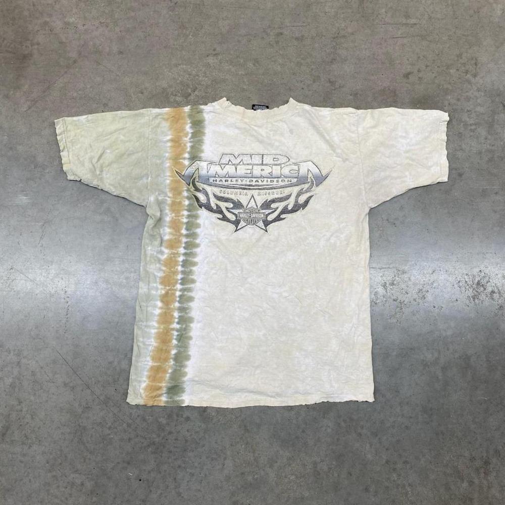Harley-Davidson‎ Graphic T-Shirt Y2K Biker Boxy Fit Men's size M